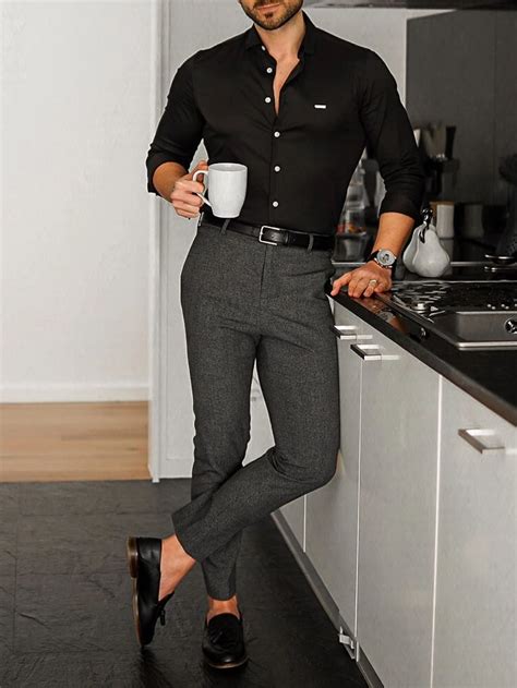 What Color Shirt Goes with Dark Grey Pants? || Dark Grey Pant ...