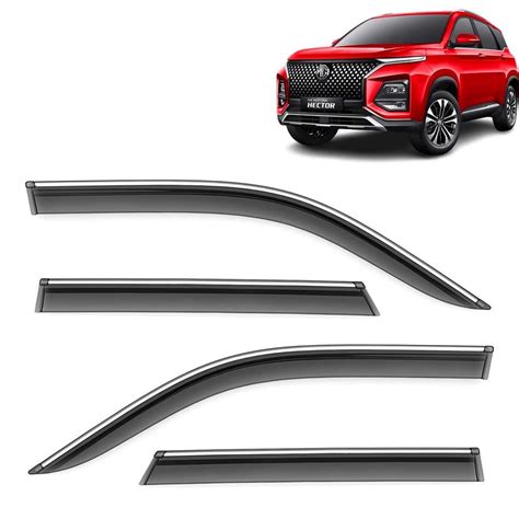 KINGSWAY® Hector Side Door Visor Car Rain Guard Compatible with Morris ...
