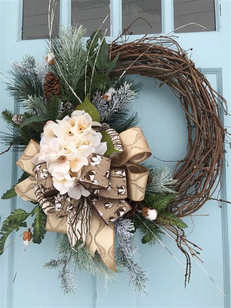 Best Winter Wreaths For Front Door at Louise Costa blog
