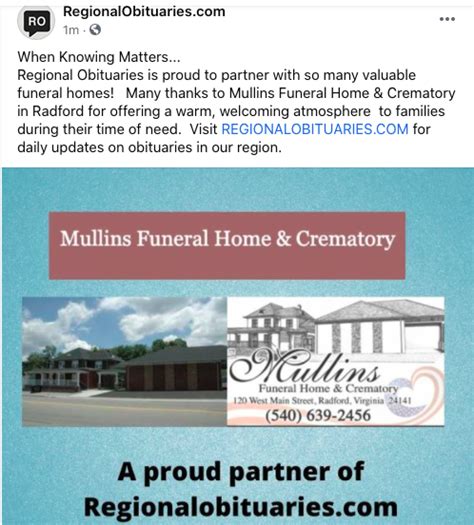 Mullins Funeral Home & Crematory, Inc. | Radford VA