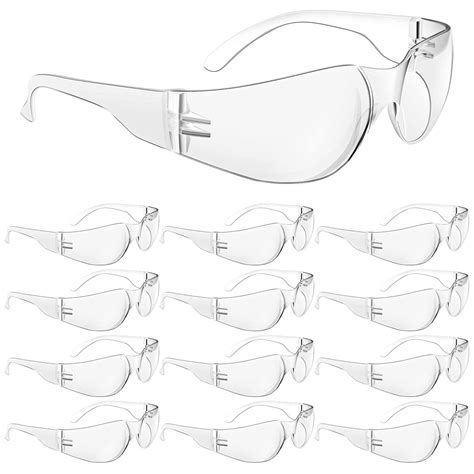 SERPLEX® 12 Pairs Safety Goggles, Anti Fog Goggles, Anti Pollution UV ...