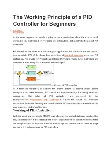 Image result for Control engineering PID Controller Tutorial