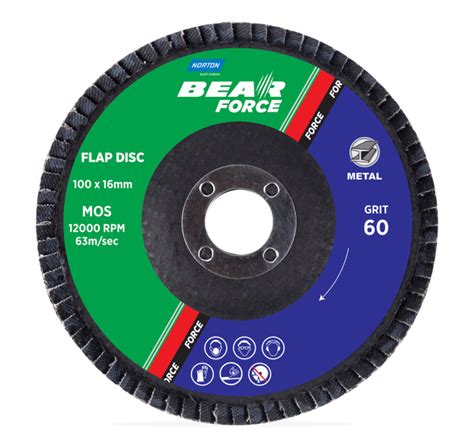 Norton Bear Force Flap Disc | Norton Abrasives | India