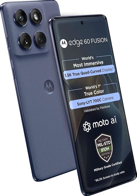 Motorola Edge 60 Fusion 5G (Pantone Slipstream, 8GB RAM, 256GB Storage ...