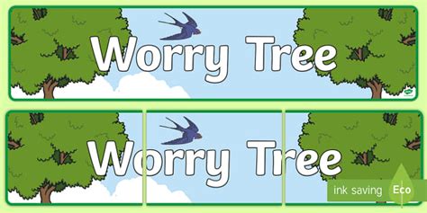 👉 Worry Tree Display Banner