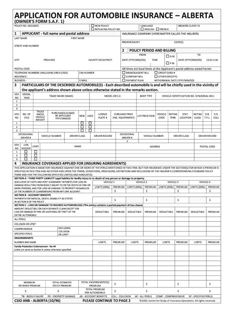 Image result for Alberta Insurance Example