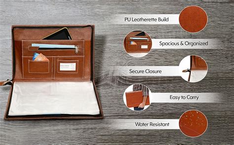 ZesTale Premium Leatherette Professional Files and Folders | Conference ...