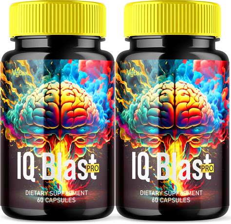 Amazon.com: (2 Pack) IQ Blast Pro Supplement Pills, IQ BlastPro Brain ...