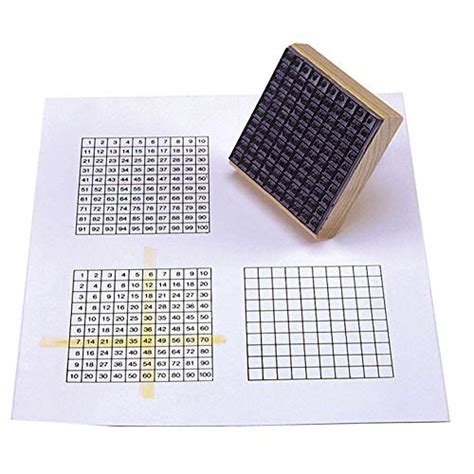 Center Enterprise CE923 MULTIPLICATION HUNDRED Chart Stamp Pack of 3 ...