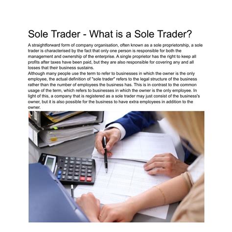 Sole Trader 的图像结果