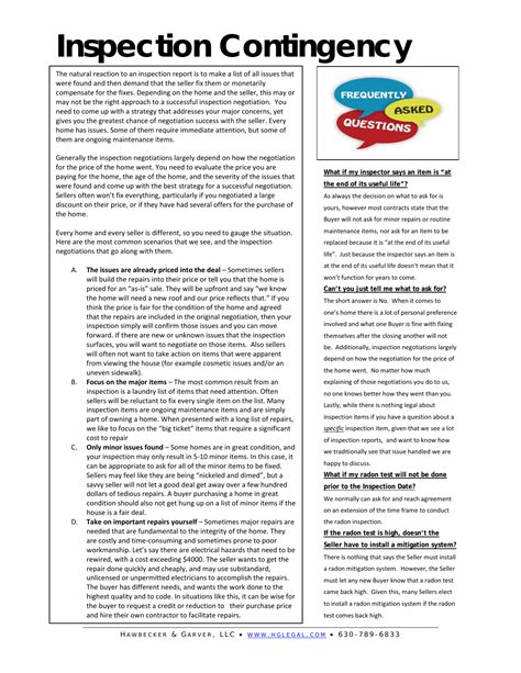 Inspection Contingency 的图像结果