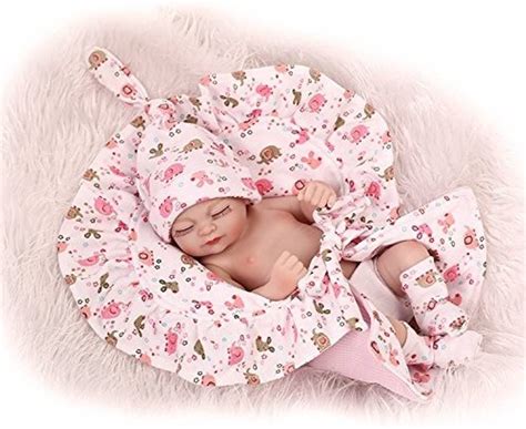 Npk Collection Mini Silicone Reborn Baby Dolls Girl - Mini Silicone ...