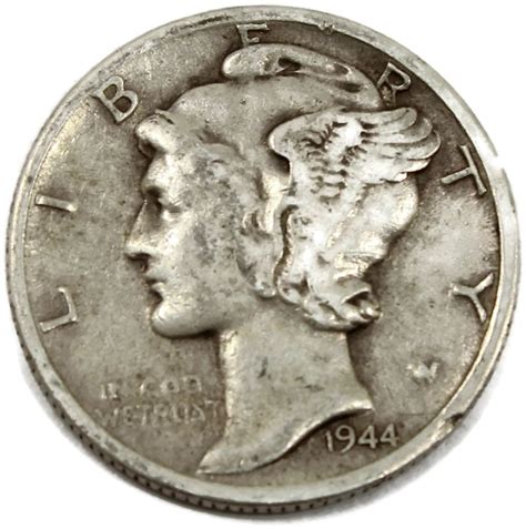 1944 S Mercury Winged Liberty Dime Fair Details at Amazon's Collectible ...