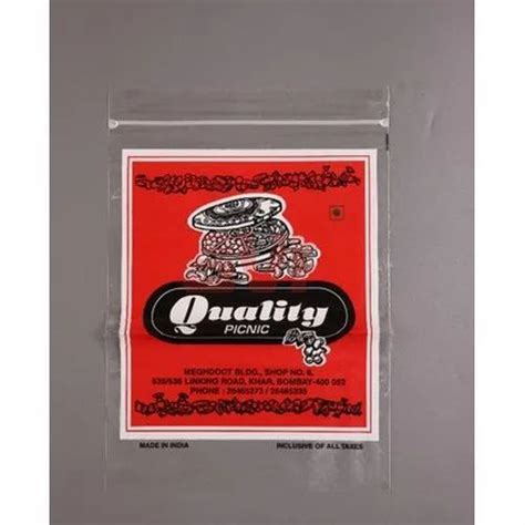 Zipper Bags - LDPE ZIPLOCK BAGS Manufacturer from Mumbai