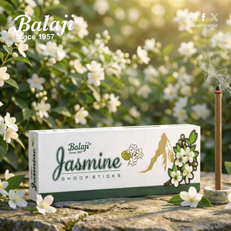 Jasmine Dhoop 10 Sticks – Balaji Incense