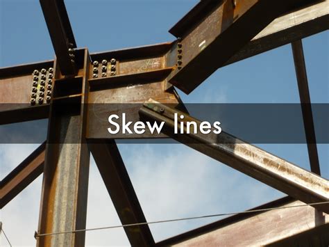 Image result for Example of Skew Line