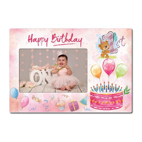 Kids First Birthday Photo Frame : Amazon.in: Home & Kitchen