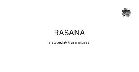 RASANA — Teletype
