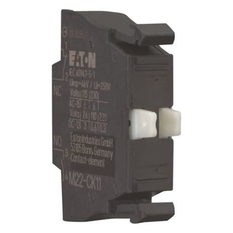 107940 M22-CK11 Eaton | Eaton M22 Series Contact Block for Use with ...