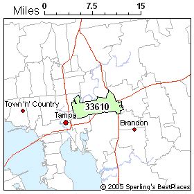 Zip 33610 (Tampa, FL) Rankings