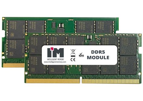 IM expands fully RoHS-compliant DDR5 memory modules