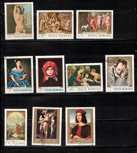 Paintings on Stamps Used Some Nudes | Worldwide - Other, General Issue Stamp / HipStamp