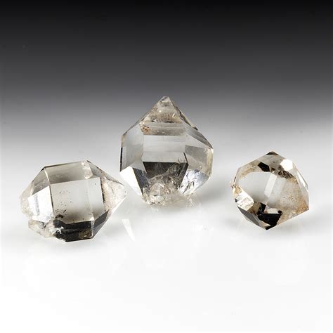 Quartz - set of 3 - Minerals For Sale - #4551353