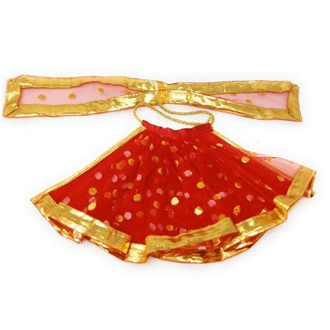 Buy Swastikunj Handmade Beautiful Navratri MATA Rani Poshak/Dress with ...