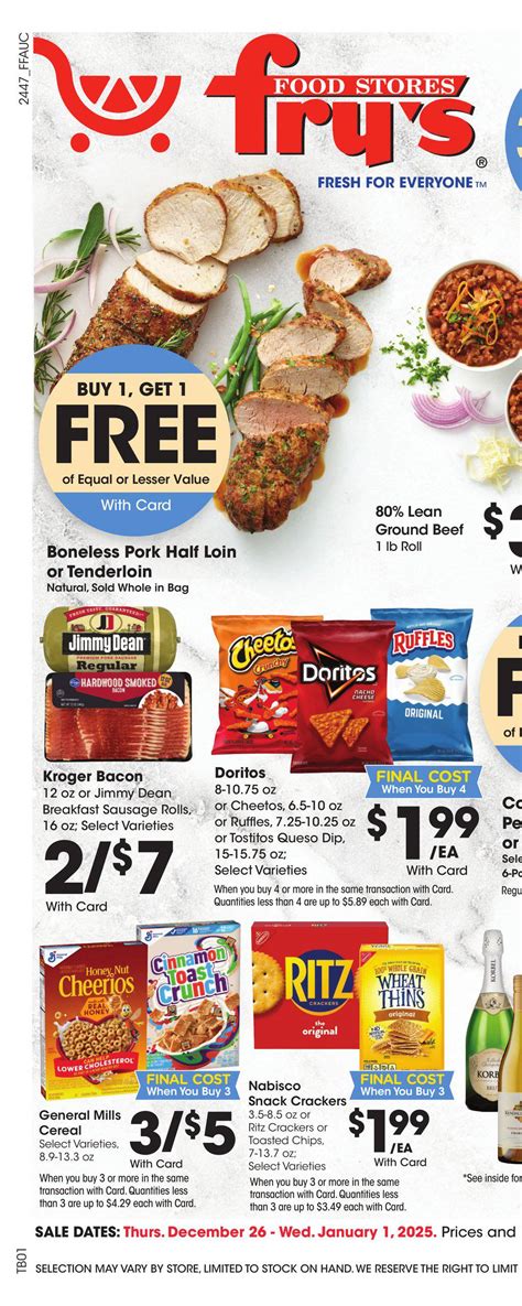 Fry's Weekly Ad December 26, 2024 - January 1, 2025 | WeeklyAds2
