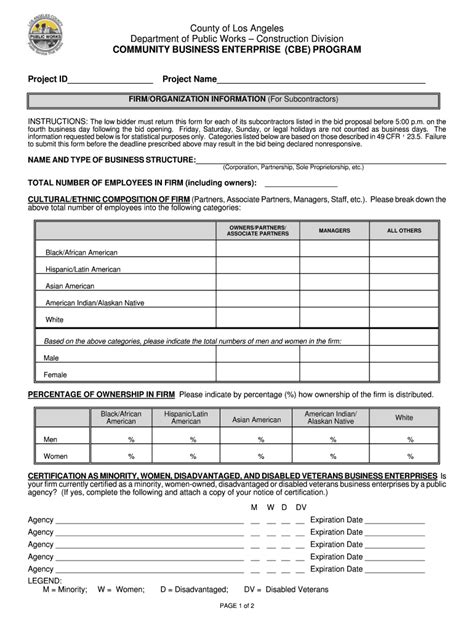 Fillable Online ladpw PROGRAM - Department of Public Works - ladpw Fax ...