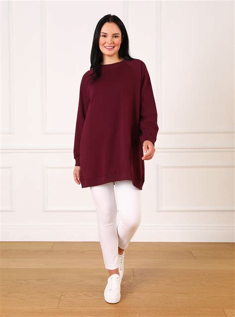 Maroon - Plus Size Sweatshirts