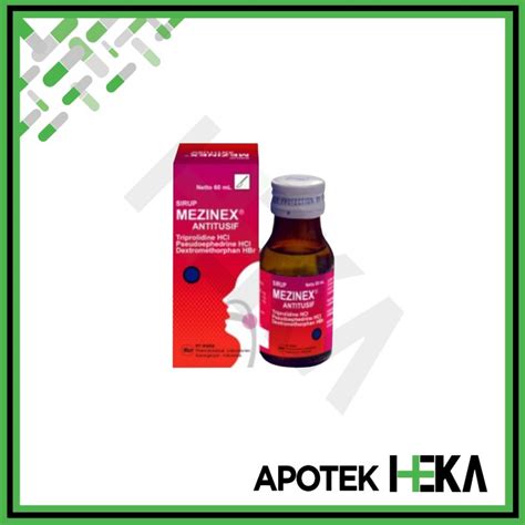 Jual Mezinex Antitusif Sirup 60 ml - Obat Batuk Kering - Kota Bekasi ...