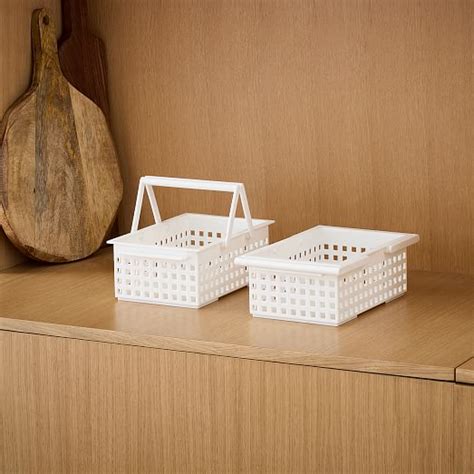 Image result for Stackable Plastic Baskets