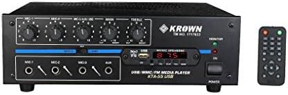 Krown KTA-550 USB PA Amplifier 55 Watts Output with Inbuilt USB Media ...