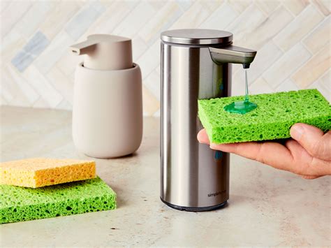 Dish Soap Dispenser 16oz Clear Plastic Hand Soap Dispenser White