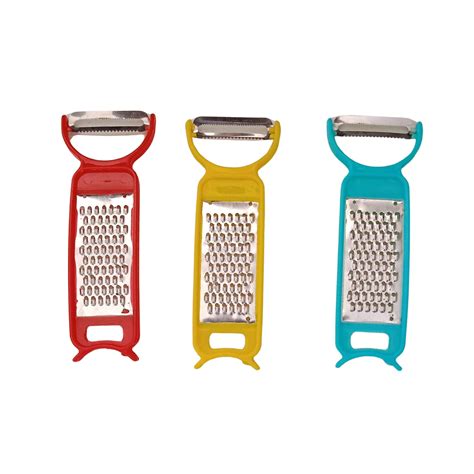 Kitchen 3 in 1 Multi Purpose Vegetable Peeler Grater Cutter for Food P ...