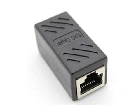 Eatech CAT6 RJ45 Female-to-Female LAN Connector Ethernet Network Cable ...