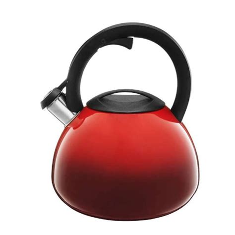 Čajnik sa piskom 2,6 l ombre crvena Dajar DJ37197 | Volim svoj dom