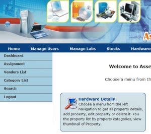 Image result for Asset Management System PHP Source Code Free