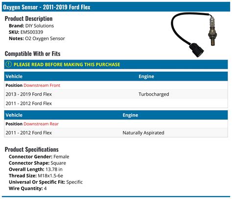 Locating O2 Sensor for 2014 Ford Flex 的图像结果