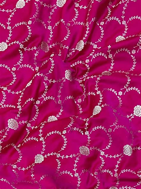 Traditional Semi Katan Silk Saree with Rich Banarasi Weave (venice Kat ...
