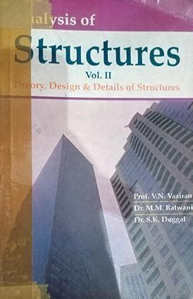Buy Analysis Of Structures Vol 2 By VN Vazirani (Second Hand & Used ...