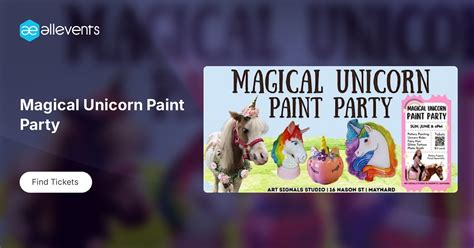 Magical Unicorn Paint Party, Art Signals Studio, Maynard, 8 June 2025 ...