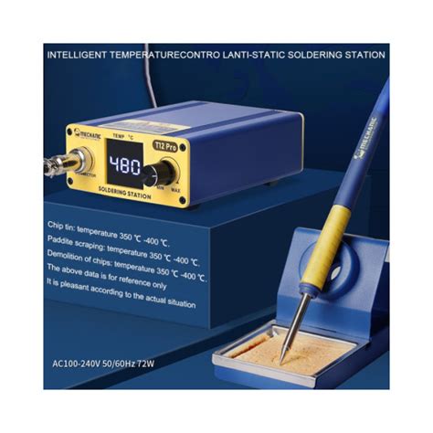 Mechanic T12 Pro Soldering Iron with Intelligent Temp Control