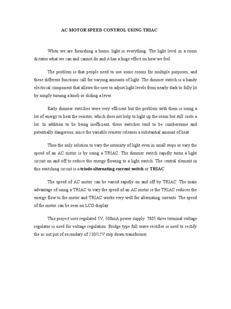 Image result for AC Speed Controller Using Triac