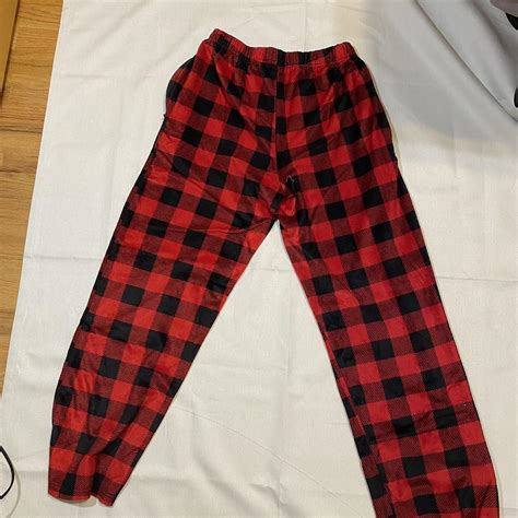 Red and Black Buffalo Plaid Pajama Pants • Bushpop