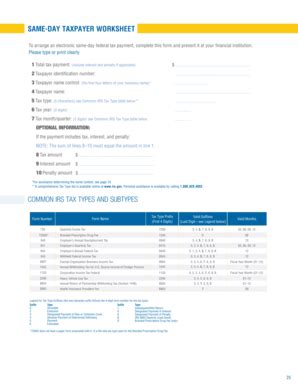 USDT Same-Day Taxpayer Worksheet 2018-2026 - Fill and Sign Printable ...