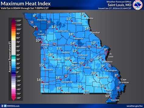 State of Missouri Weather Dashboard
