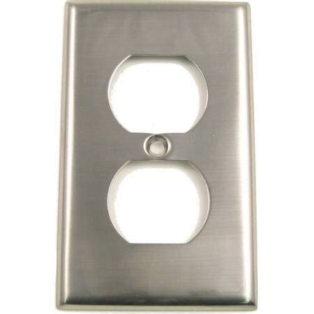 Rusticware Single Receptacle Switch Plate, Number of Gangs: 1 Satin ...
