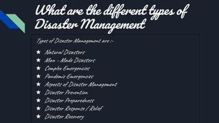 Types of Disaster Management 的图像结果